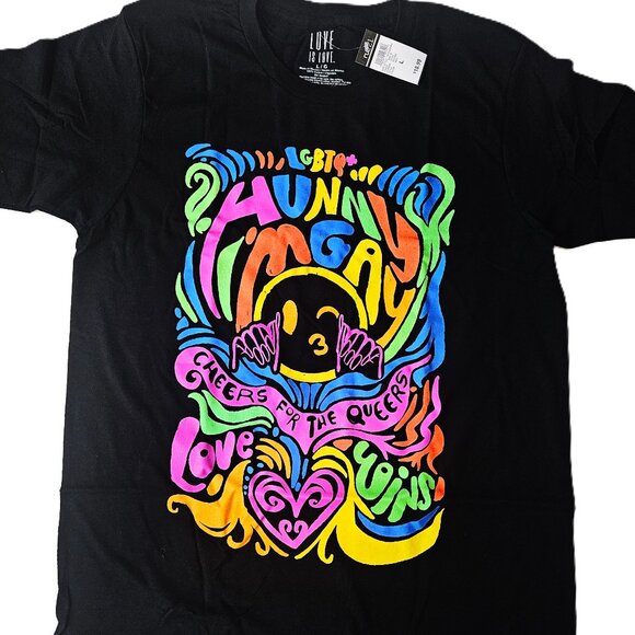 LGBTQ+ Graphic T-Shirt - Brand New with Tags! Unisex - Size Large - Picture 1 of 4